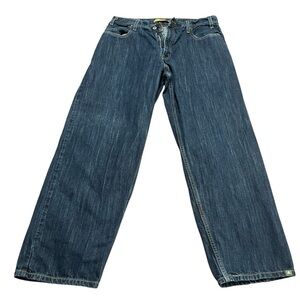 Vintage Levis SilverTab Jeans Dark Wash 36x32 Baggy Fit Y2K 90s Streetwear Skate